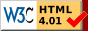 Valid HTML 4.01!